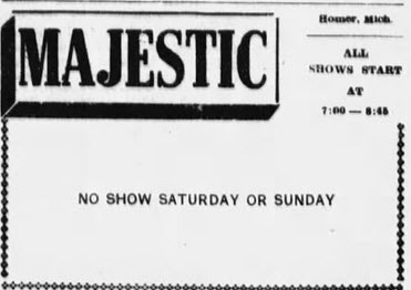 Majestic Theatre - July 2 1959 The End (newer photo)